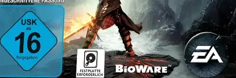 Dragon Age: Inquisition, the USK square on its front