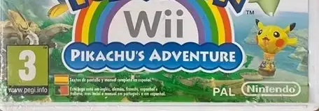 PokéPark Wii: Pikachu's Adventure, the PEGI square on its front