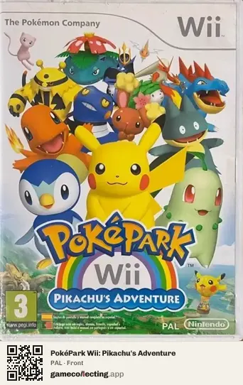 PokéPark Wii: Pikachu's Adventure Nintendo Wii, PAL box front