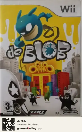 de Blob Nintendo Wii, PAL box front