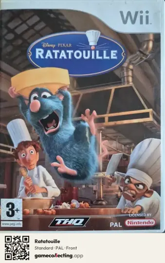 Ratatouille Nintendo Wii, PAL box front