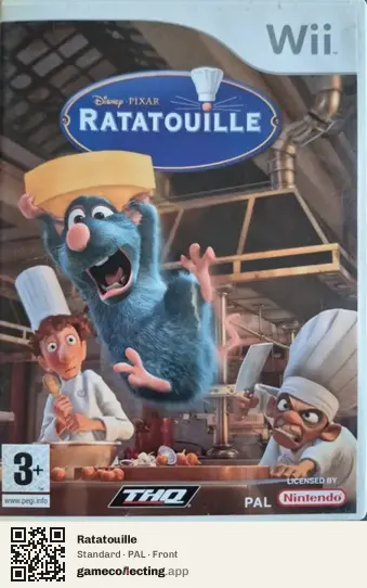 Ratatouille Nintendo Wii, PAL box front