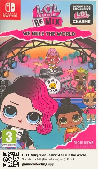 L.O.L. Surprise! Remix: We Rule the World Nintendo Switch, United Kingdom box front