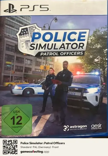 Police Simulator: Patrol Officers PlayStation 5, Germany box front