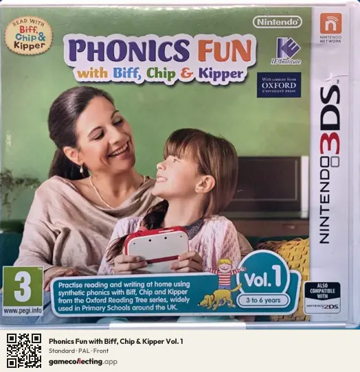 Phonics Fun with Biff, Chip & Kipper Vol. 1 Nintendo 3DS, PAL box front