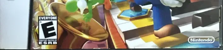 Mario Party DS, the ESRB box on its front