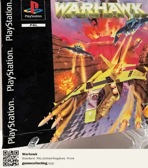 Warhawk PlayStation, United Kingdom box front