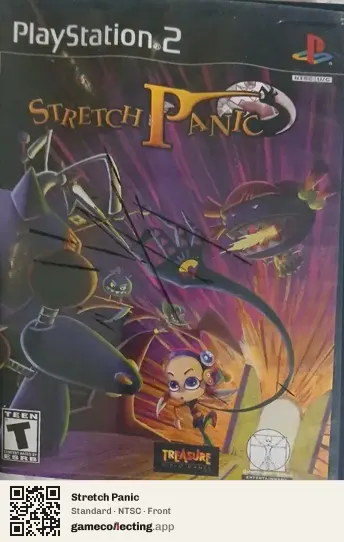 Stretch Panic PlayStation 2, NTSC box front