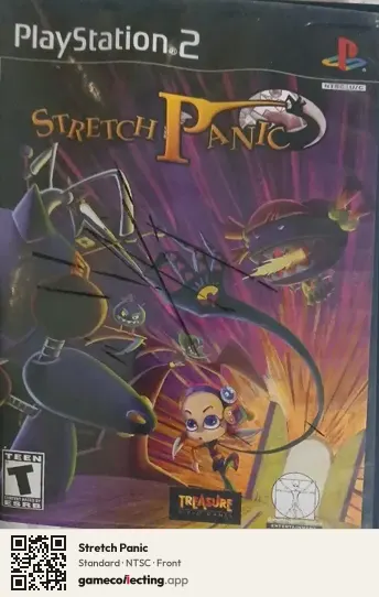 Stretch Panic PlayStation 2, NTSC box front