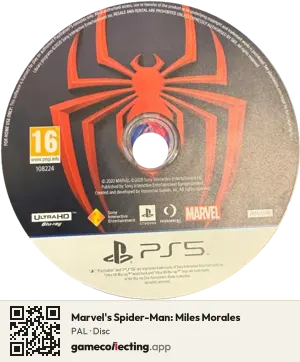 Marvel's Spider-Man: Miles Morales PlayStation 5, PAL disc