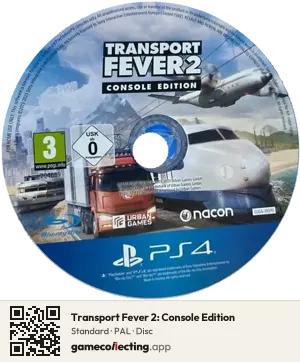 Transport Fever 2: Console Edition PlayStation 4, PAL disc