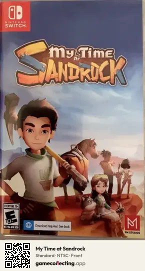 My Time at Sandrock Nintendo Switch, NTSC box front