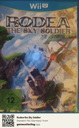 Rodea the Sky Soldier Nintendo Wii U, Germany box front