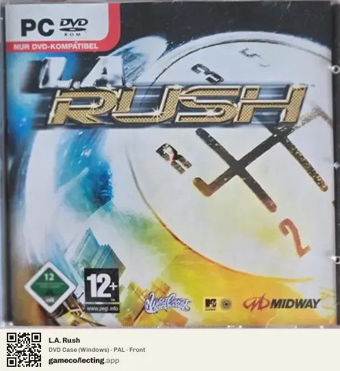 L.A. Rush Computer, PAL box front