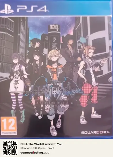 NEO: The World Ends with You PlayStation 4, Spain box front