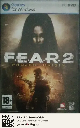 F.E.A.R. 2: Project Origin Computer, PAL box front