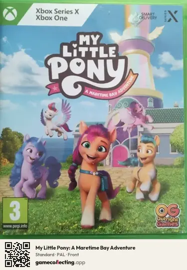 My Little Pony: A Maretime Bay Adventure Xbox Series X, PAL box front