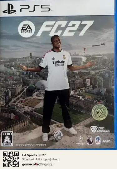 EA Sports FC 27 PlayStation 5, Japan box front