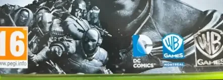 Batman: Arkham Origins, the PEGI square on its front
