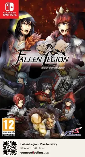 Fallen Legion: Rise to Glory Nintendo Switch, PAL box front