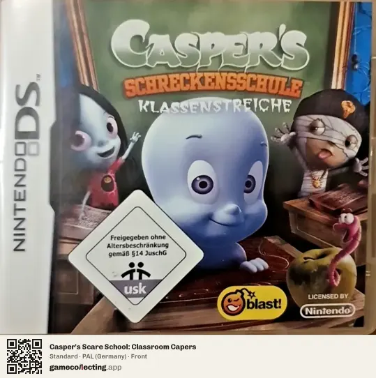 Casper's Scare School: Classroom Capers Nintendo DS, Germany box front