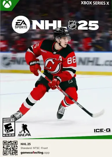 NHL 25 Xbox Series X, NTSC box front