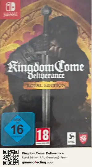 Kingdom Come: Deliverance Nintendo Switch, Germany box front