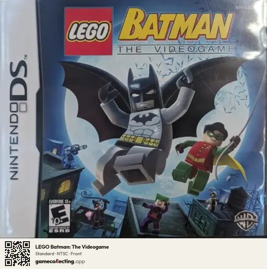 LEGO Batman: The Videogame Nintendo DS, NTSC box front