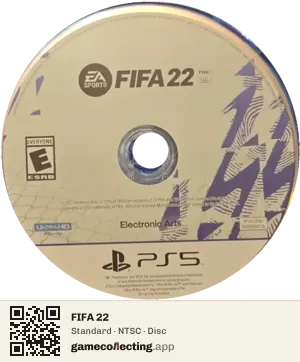 FIFA 22 PlayStation 5, NTSC disc