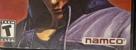 Tekken 4, the ESRB box on its front