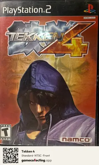 Tekken 4 PlayStation 2, NTSC box front