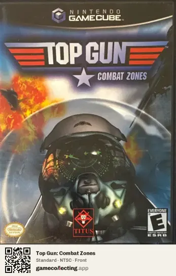 Top Gun: Combat Zones Nintendo GameCube, NTSC box front
