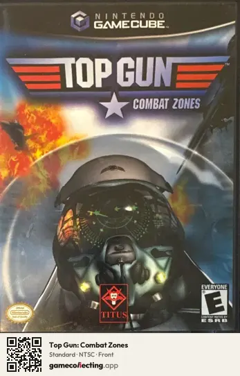 Top Gun: Combat Zones Nintendo GameCube, NTSC box front