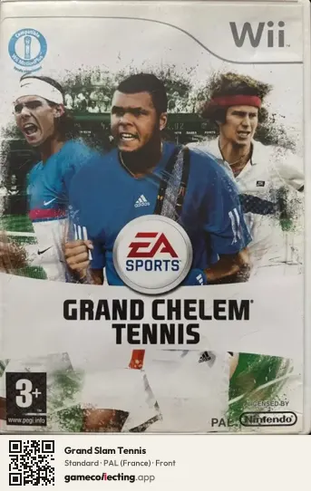 Grand Slam Tennis Nintendo Wii, France box front
