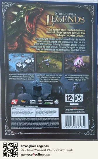 Stronghold Legends Computer, Germany box back