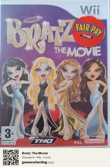 Bratz: The Movie Nintendo Wii, PAL box front