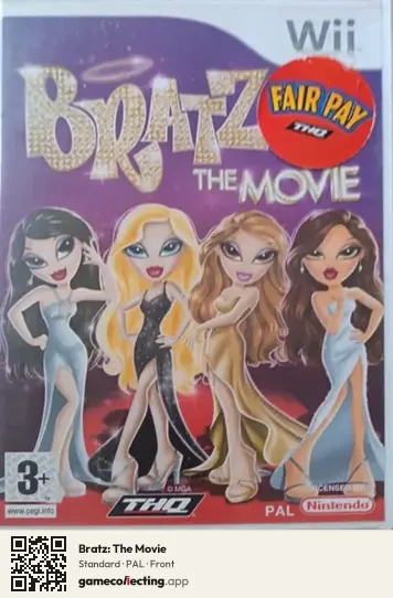 Bratz: The Movie Nintendo Wii, PAL box front