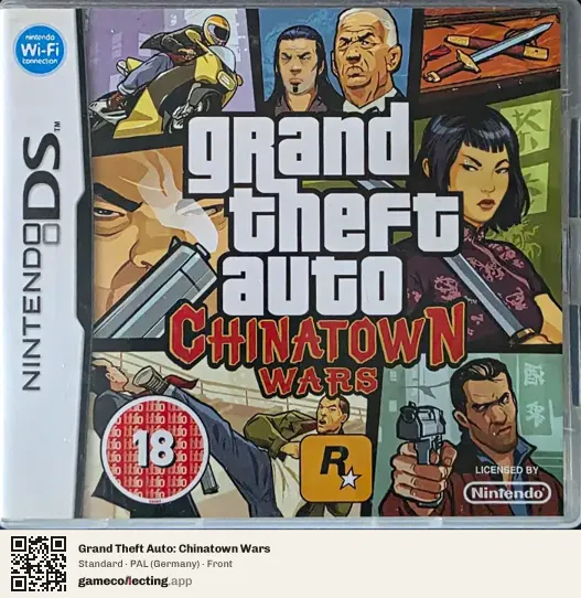 Grand Theft Auto: Chinatown Wars Nintendo DS, Germany box front