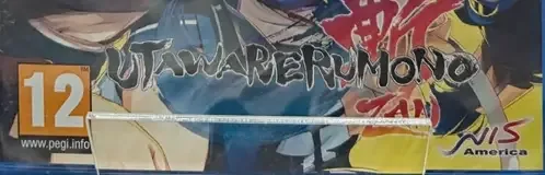 Utawarerumono: ZAN, the PEGI square on its front