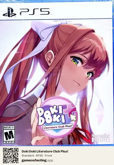 Doki Doki Literature Club Plus! PlayStation 5, NTSC box front