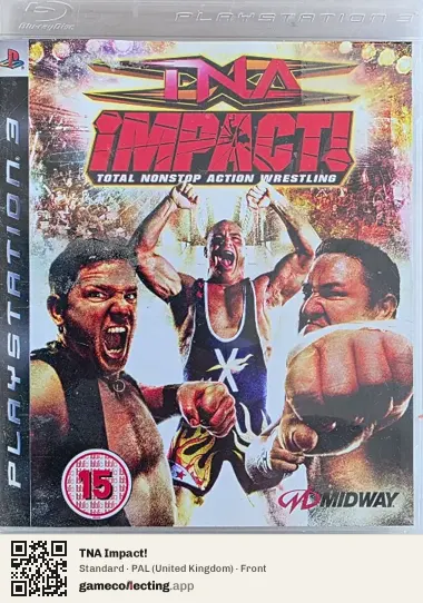 TNA Impact! PlayStation 3, United Kingdom box front