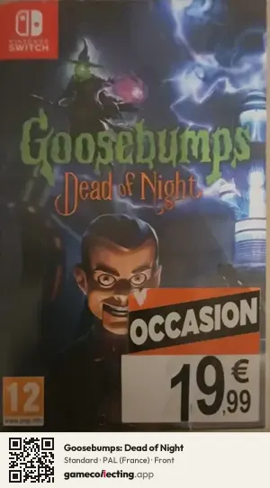 Goosebumps: Dead of Night Nintendo Switch, France box front
