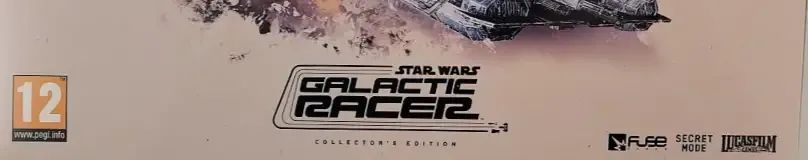 Star Wars: Galactic Racer, the PEGI square on its front