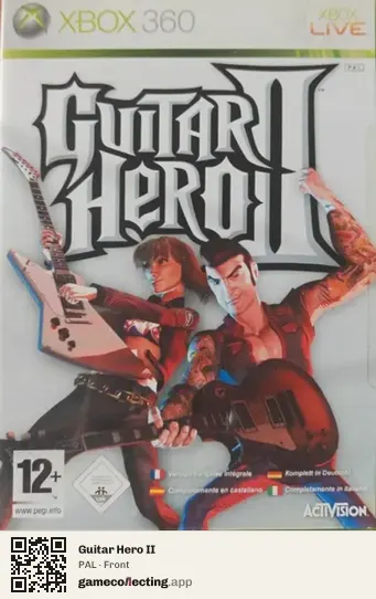 Guitar Hero II Xbox 360, PAL box front