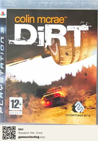 Dirt PlayStation 3, PAL box front