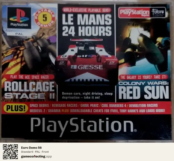 Euro Demo 56 PlayStation, PAL box front