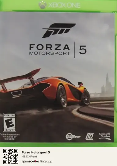 Forza Motorsport 5 Xbox One, NTSC box front