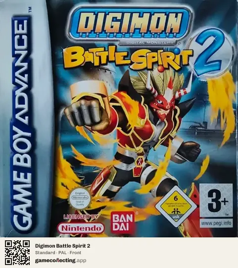 Digimon Battle Spirit 2 Game Boy Advance, PAL box front