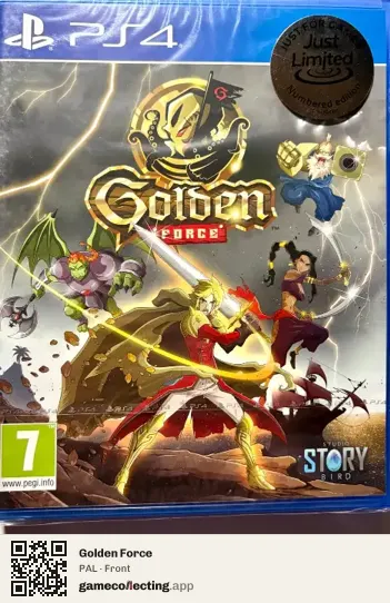 Golden Force PlayStation 4, PAL box front