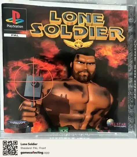 Lone Soldier PlayStation, PAL box front